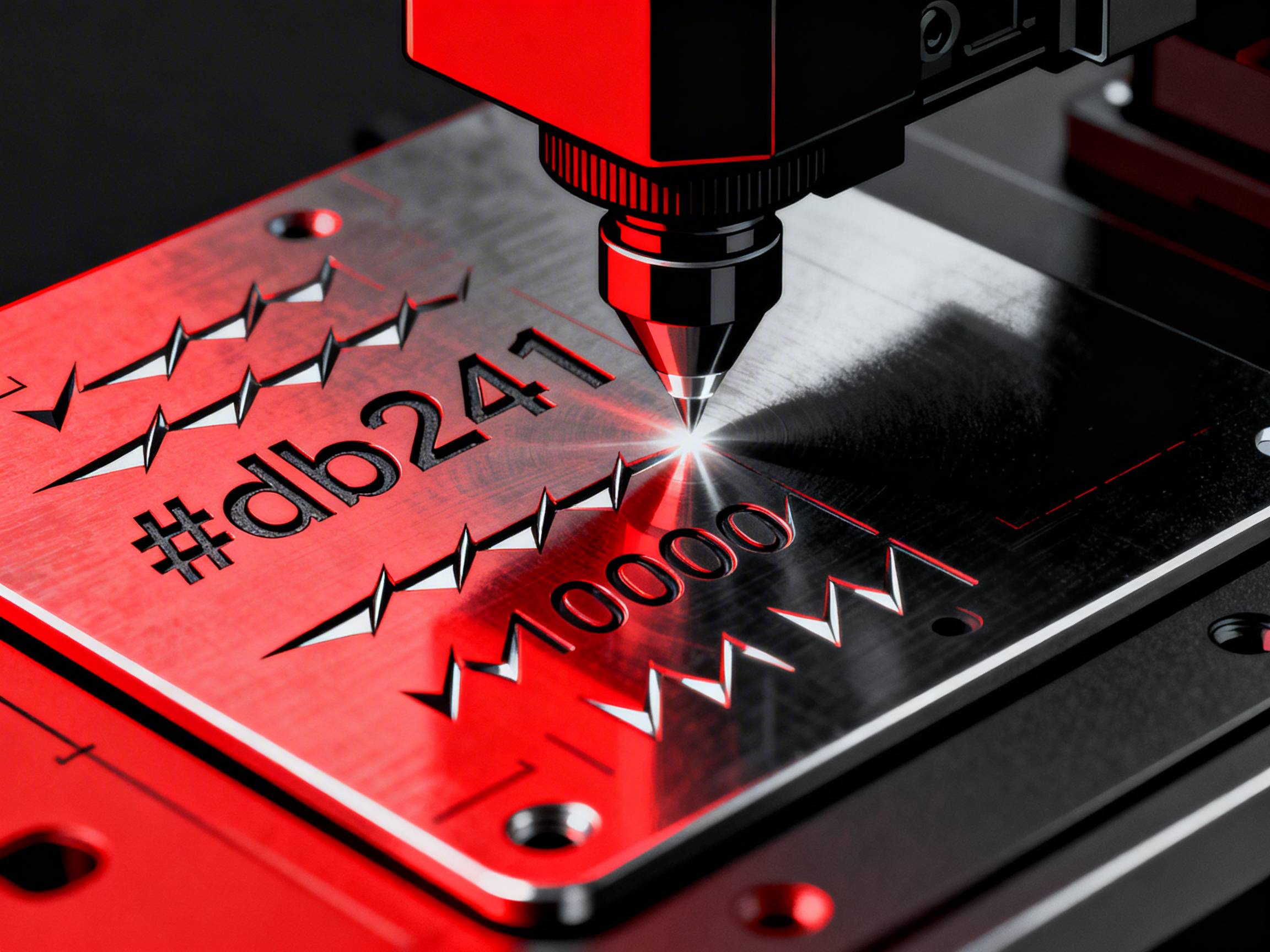 Laser marking technology precision engraving metal.