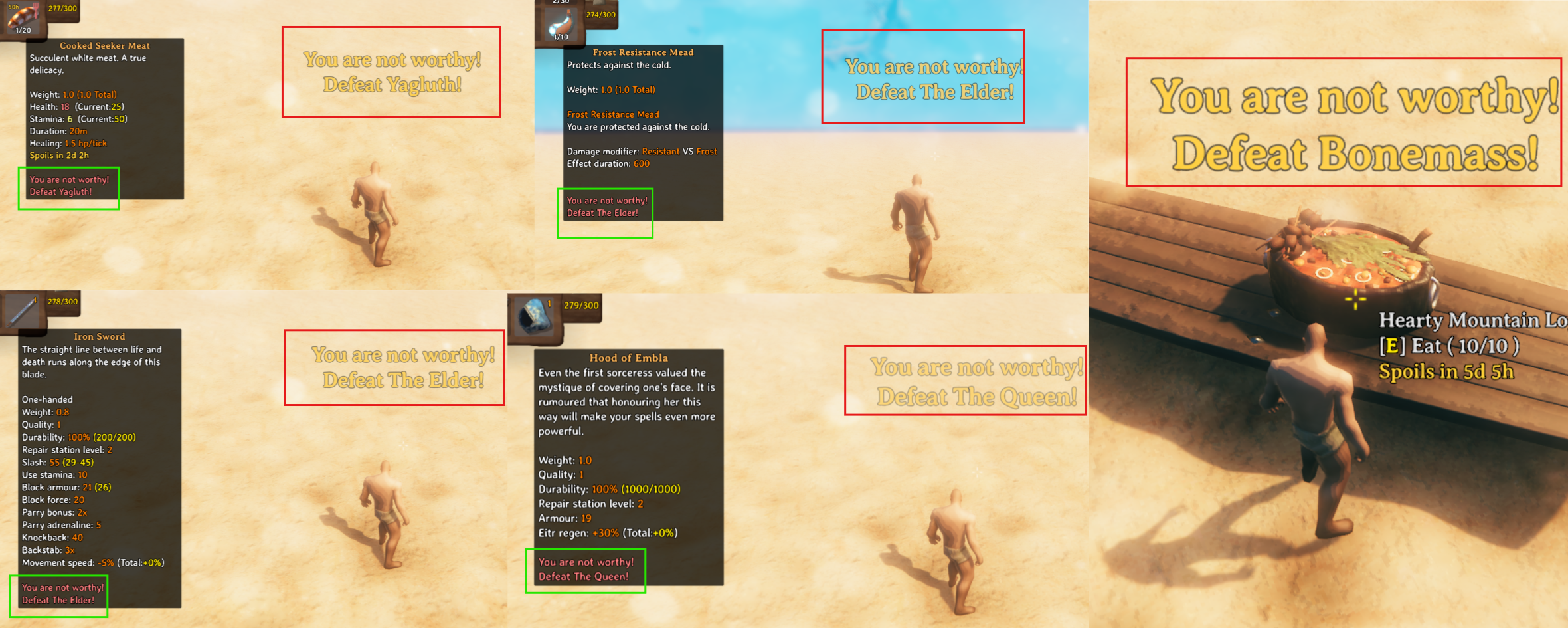 Item progression restrictions