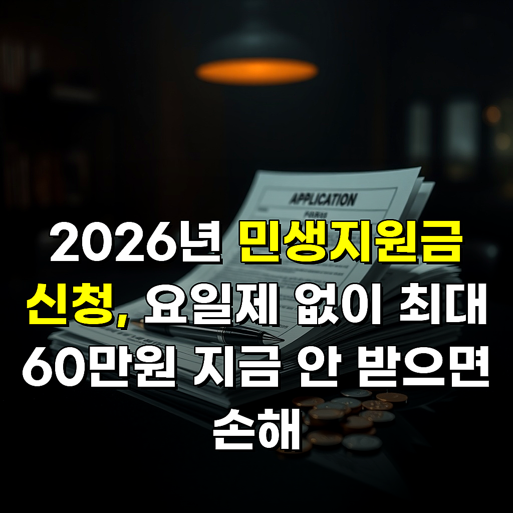 민생지원금 신청 관련 정보 썸네일