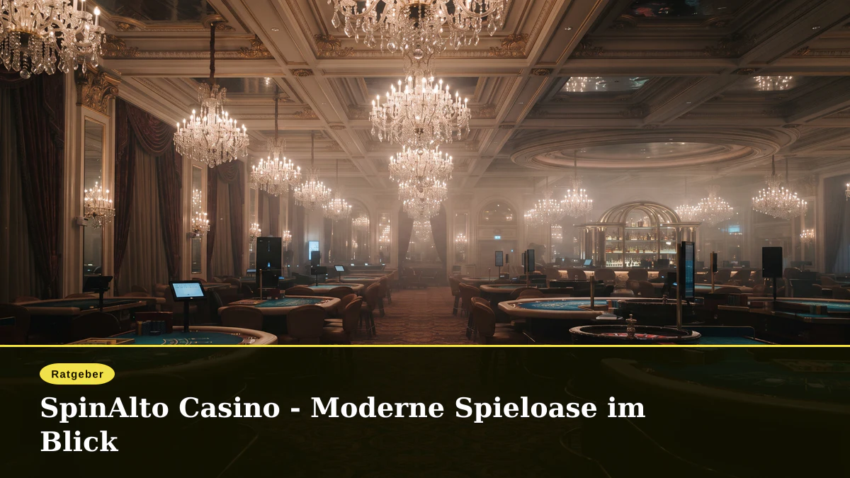 SpinAlto Casino - Moderne Spieloase im Blick