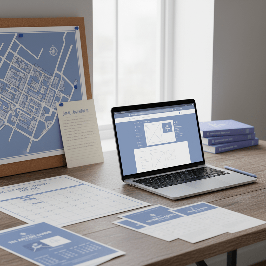 Hotel rich media, room tours, and guest-generated content