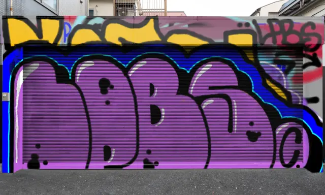 Graffiti artwork by LPBER