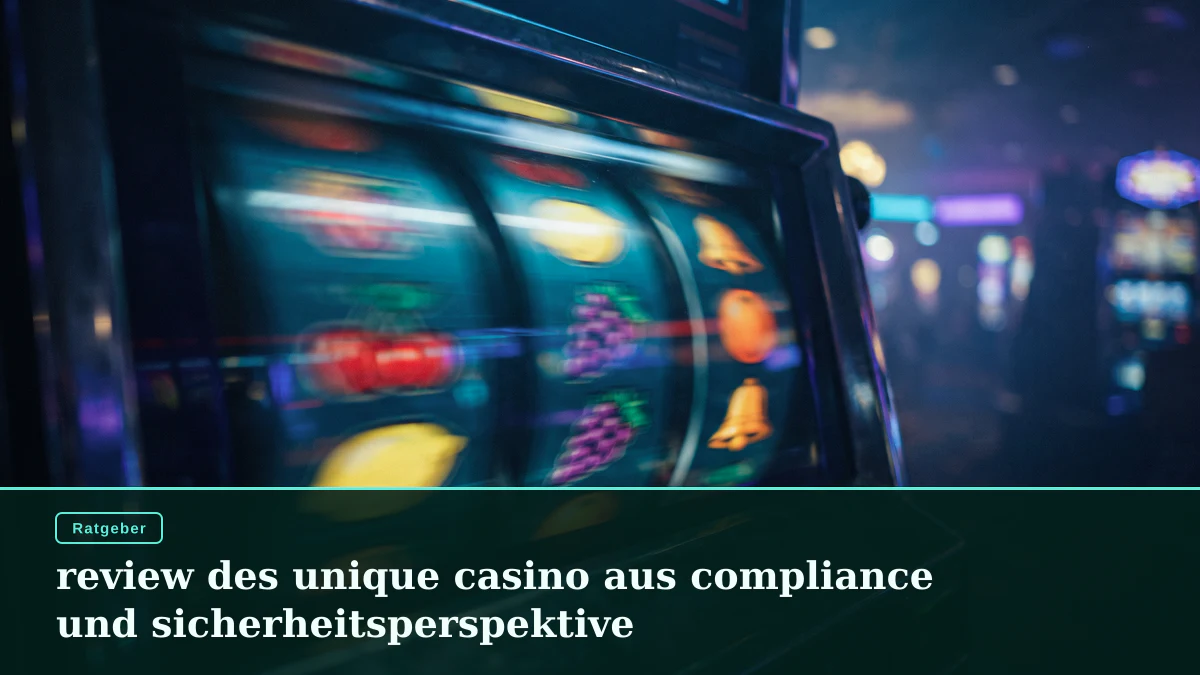 review des unique casino aus compliance und sicherheitsperspektive