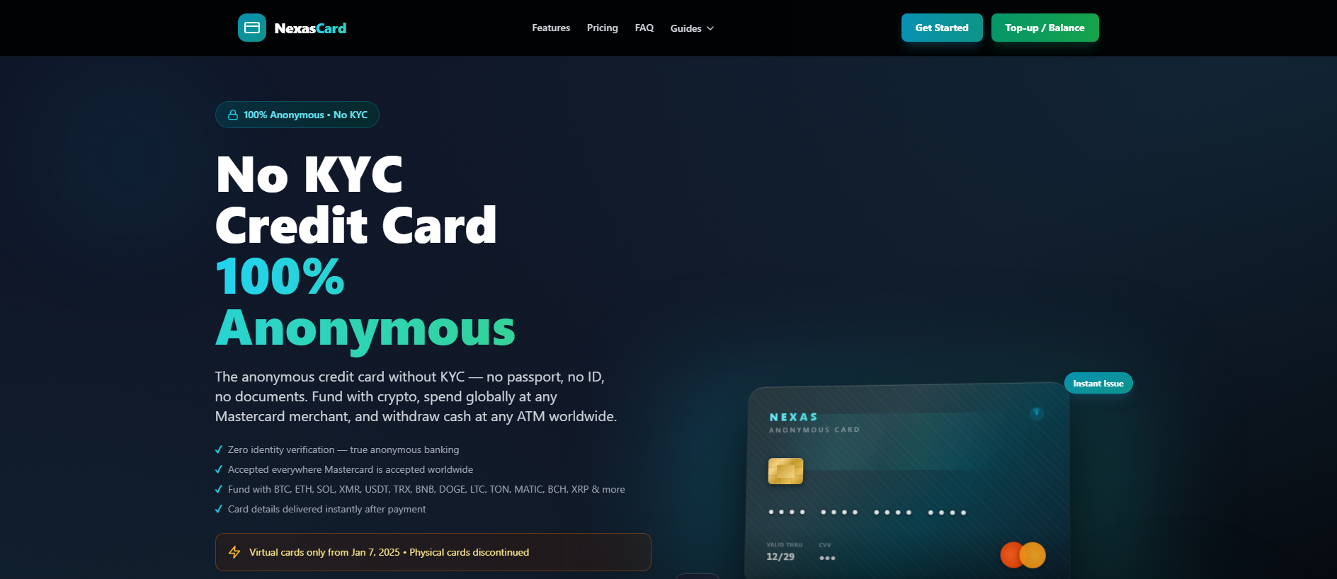 Stored capture of nexascard.biz