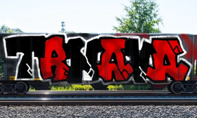 Graffiti artwork by GieKSaTauzen