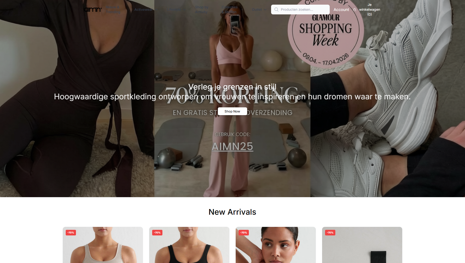 Stored capture of aimnsportswearhq.shop