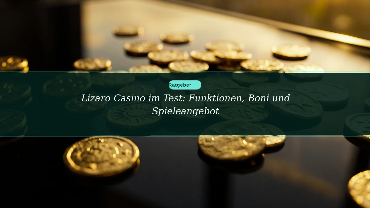 Lizaro Casino im Test: Funktionen, Boni und Spieleangebot