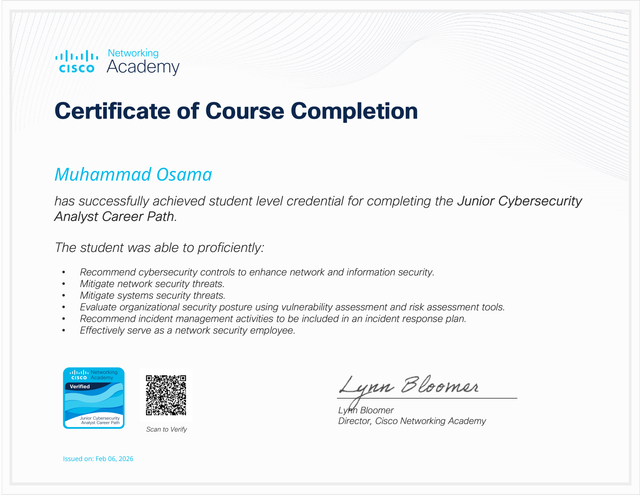 Junior Cybersecurity Analyst Update20260206 31 x8s131