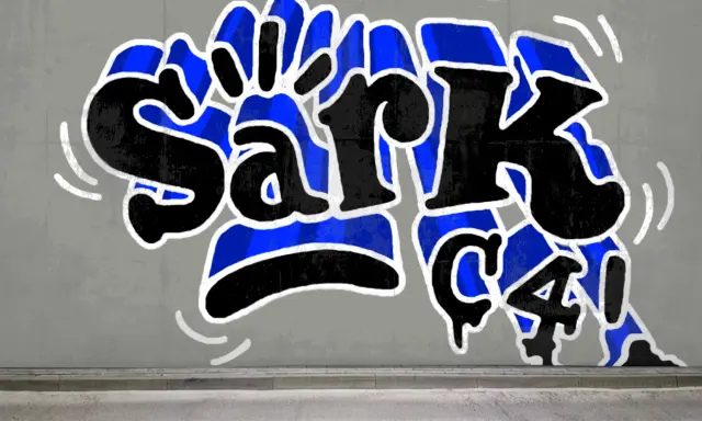 Graffiti artwork by Sark