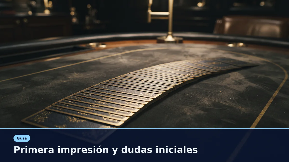 Primera impresión y dudas iniciales
