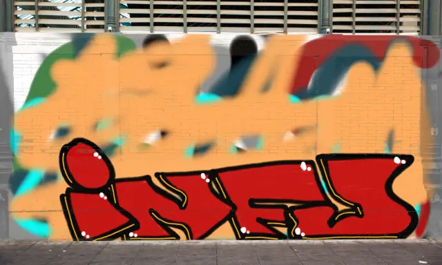 Graffiti artwork by infu