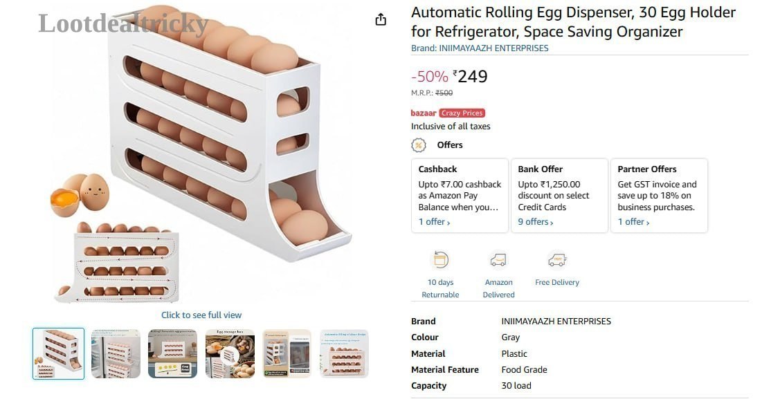 30 Egg Holder | Loot Ka Maal 30 Egg Holder | Loot Ka Maal