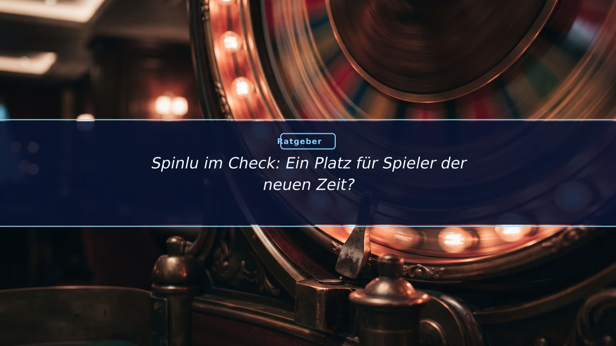 Spinlu im Check: Ein Platz für Spieler der neuen Zeit?