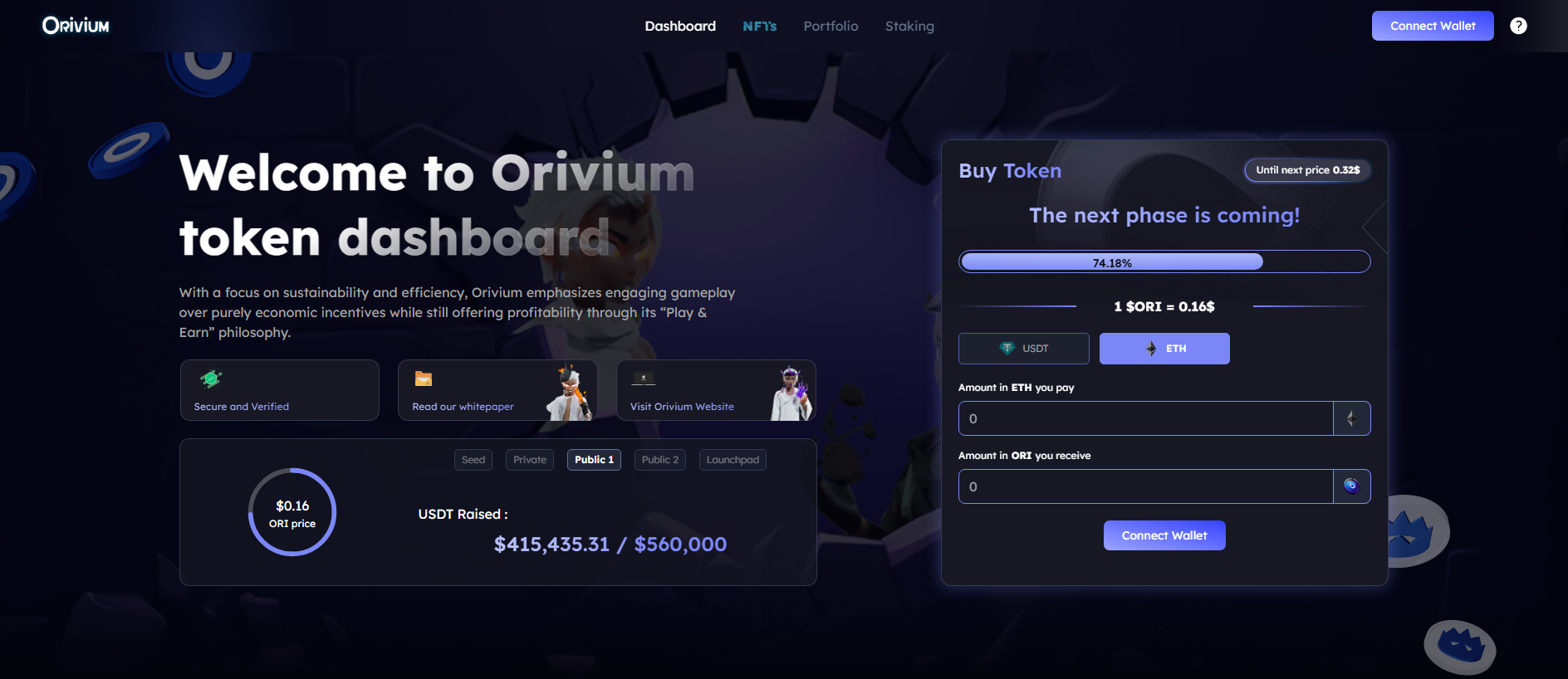 Stored capture of token-oriviumio.pages.dev