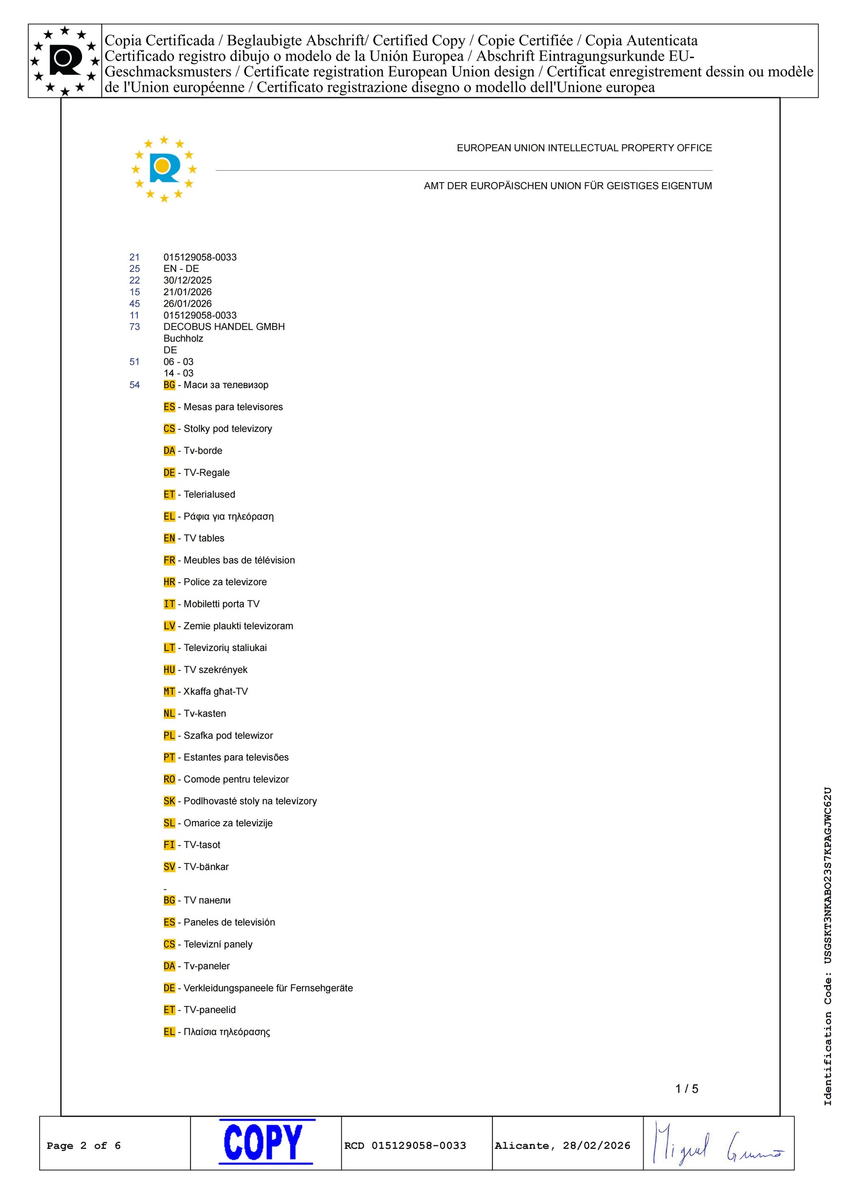 Meuble TV Blanc, Rangement, Gestion des Câbles, Étagères Réglables, Plan Relevable, Design Moderne - 180x40x52cm - Salon 5