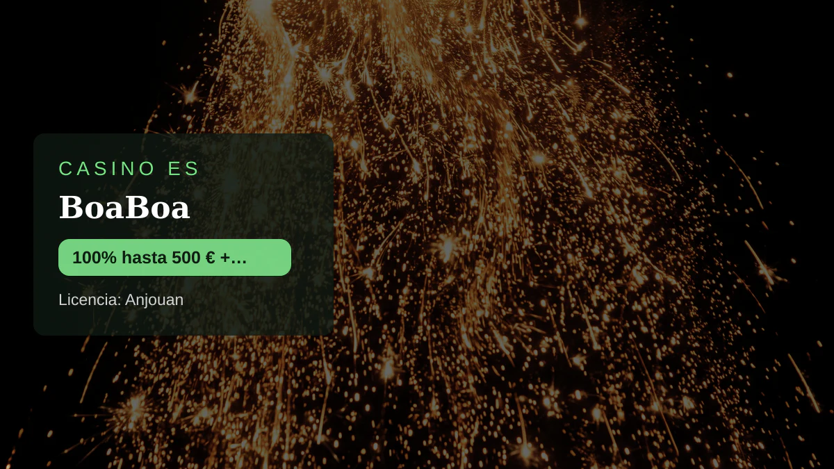 BoaBoa casino — bono de bienvenida 100% hasta 500 € + 50 FS, pagos: Visa, Mastercard, Skrill, Neteller, Paysafecard BoaBoa casino — bono de bienvenida 100% hasta 500 € + 50 FS, pagos: Visa, Mastercard, Skrill, Neteller, Paysafecard