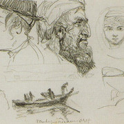 Типажи людей на Тивериадском озере 1881