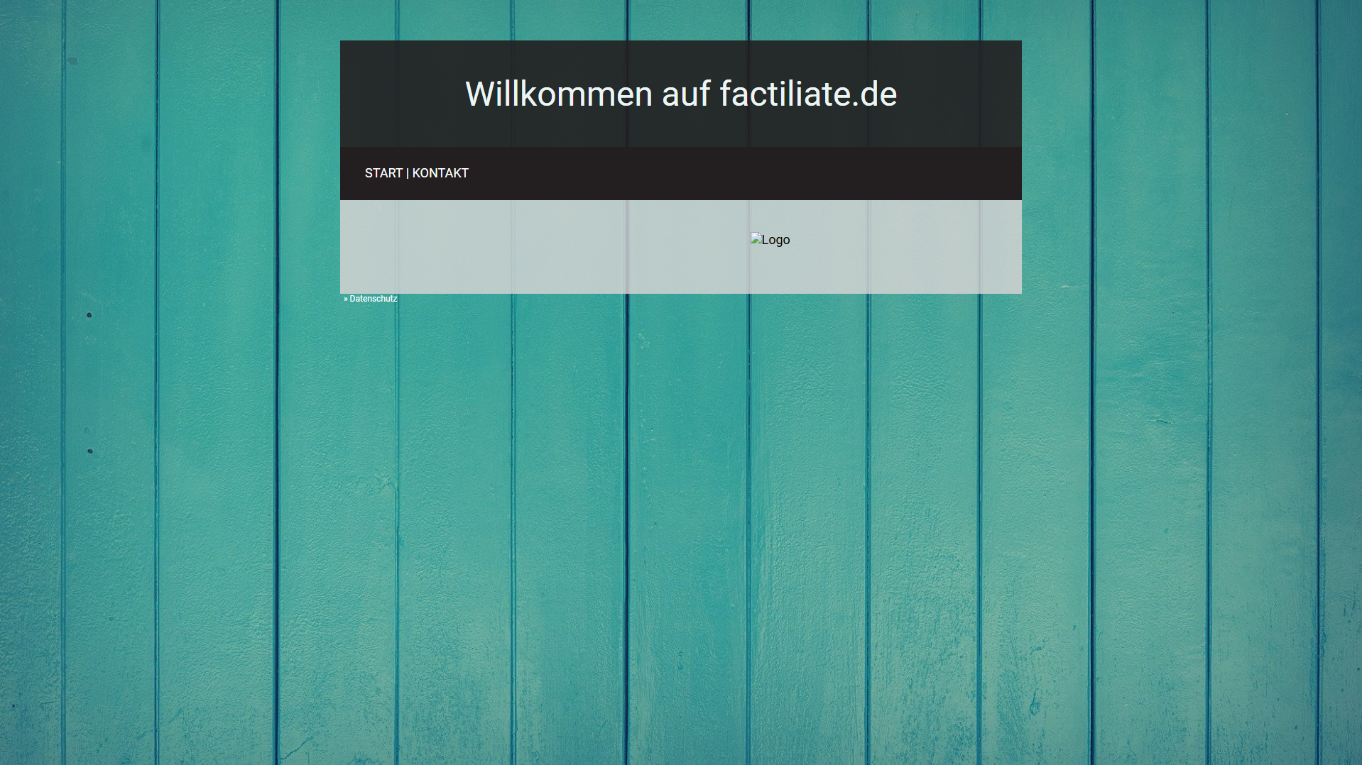 Screenshot of factiliate.de