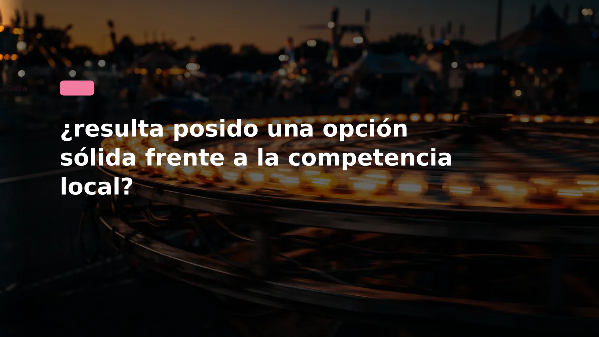 ¿resulta posido una opción sólida frente a la competencia local?