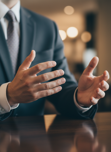 Confident Hand Gesture