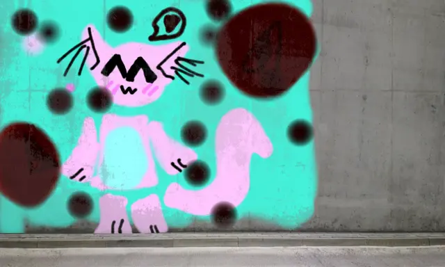 Graffiti artwork by Quiltoe