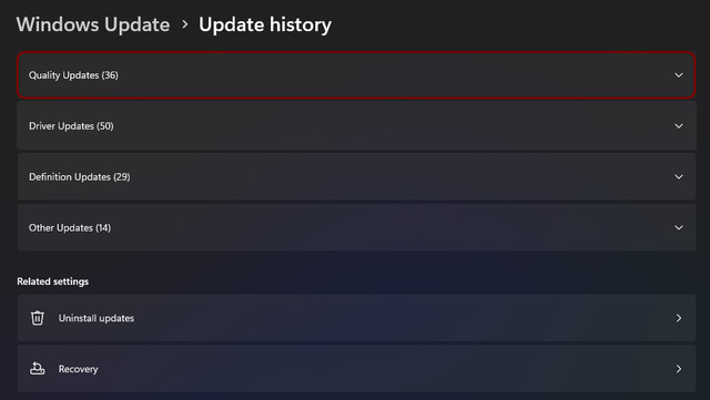 Quality-Update