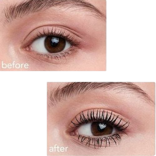 مقارنة قبل وبعد استخدام ماسكرا شيجلام دابل ٢×١