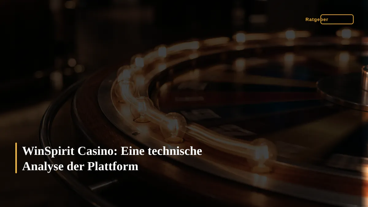 WinSpirit Casino: Eine technische Analyse der Plattform