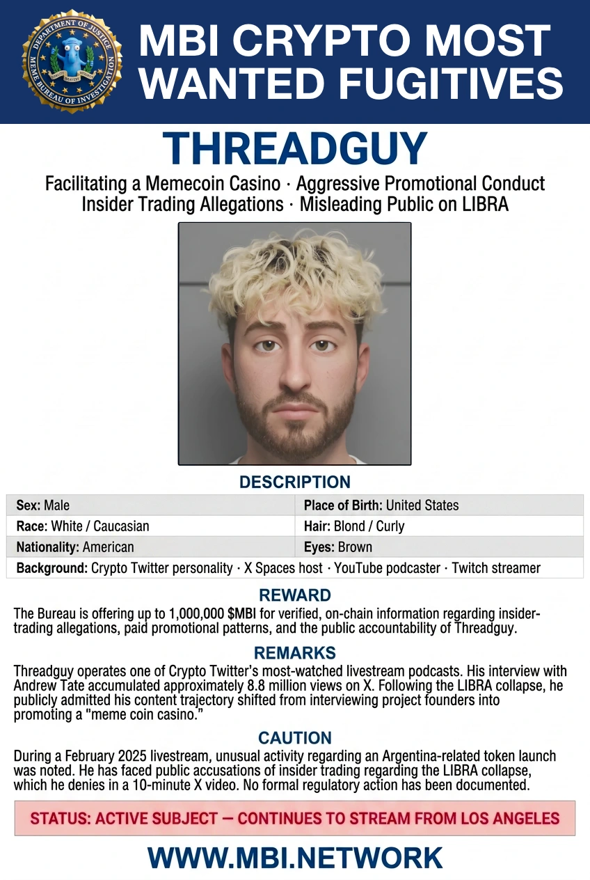 Threadguy Wanted Poster