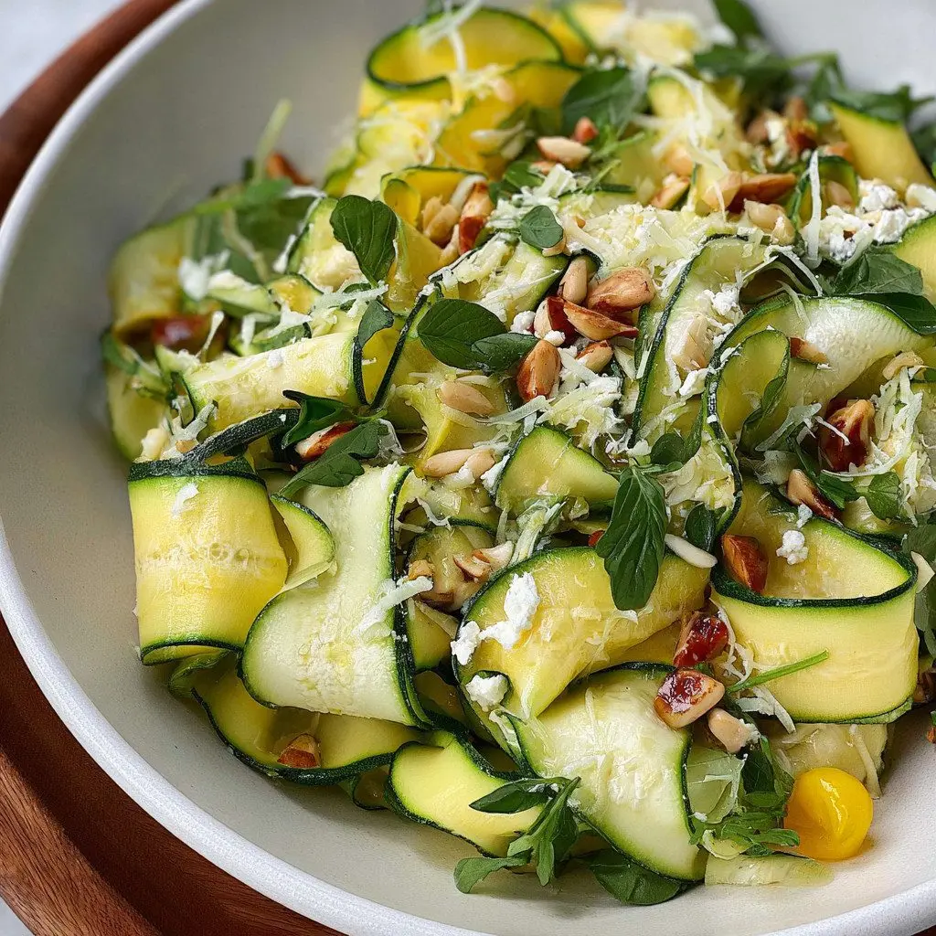 Zucchini Ribbon Summer Salad