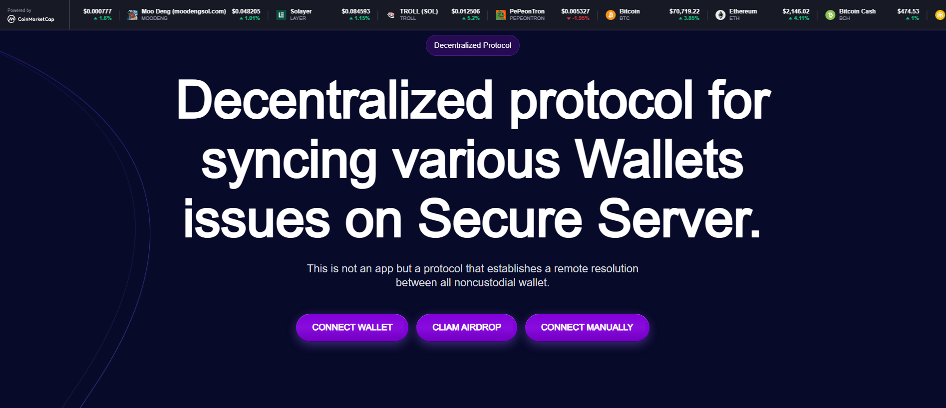 Stored capture of smartchainsclaims.app