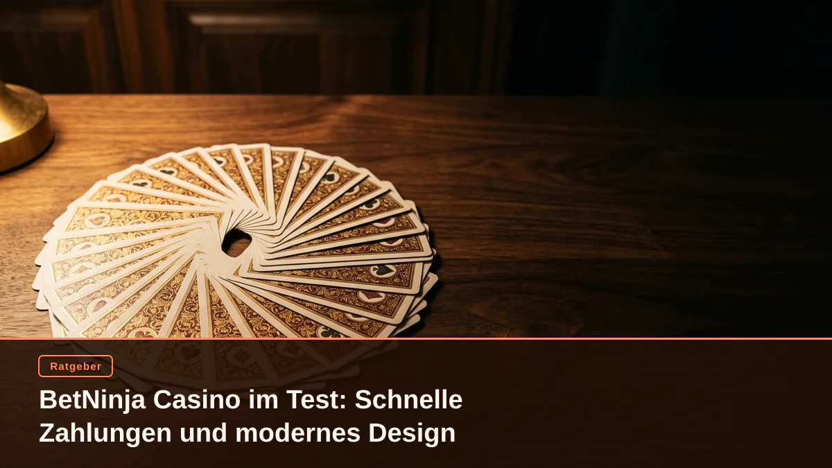 BetNinja Casino im Test: Schnelle Zahlungen und modernes Design