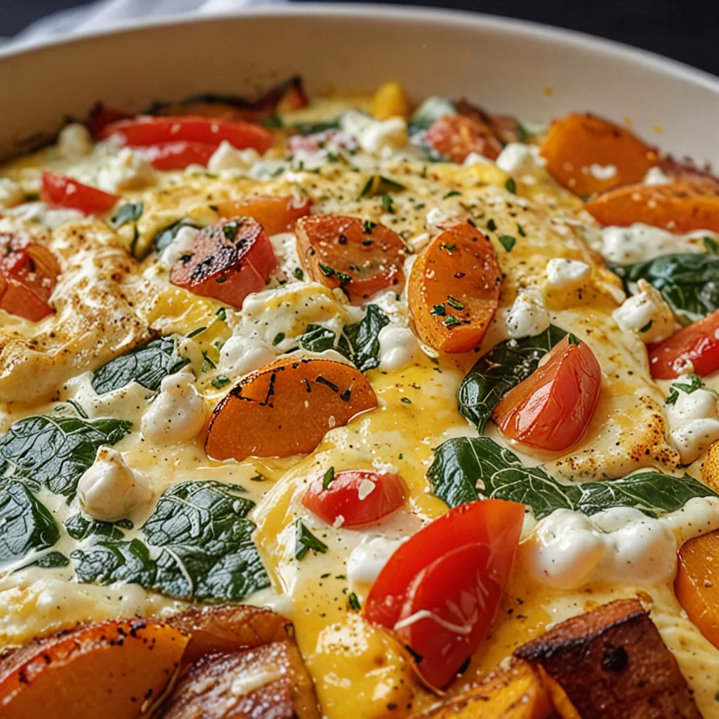 Sweet Potato Egg Casserole for a Healthy Breakfast
