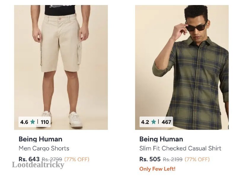 Being Human Clothing – Just 77% OFF | Loot Lo