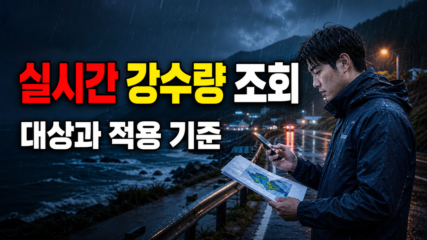 내륙은 밤까지, 강원산지·동해안은 21일 오전까지 비 이어지나|강원산지 200mm 이상 실시간 강수량 조회 관련 핵심 정보를 상징적으로 보여주는 썸네일 이미지