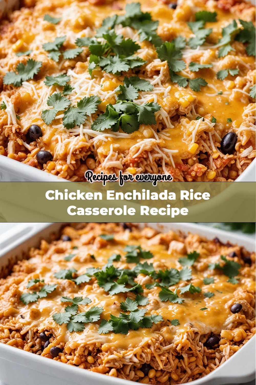 Chicken Enchilada Rice Casserole Recipe