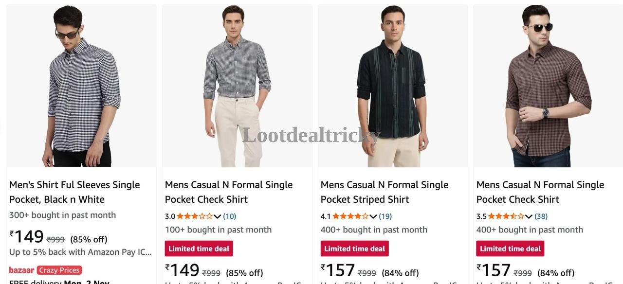 Men Shirts 149 – Just ₹149 | Top Unbeatable Deal
