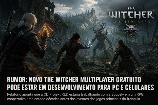 NOVO THE WITCHER MULTIPLAYER GRATUITO É ALVO DE RUMORES E PODE CHEGAR AO PC E CELULARES