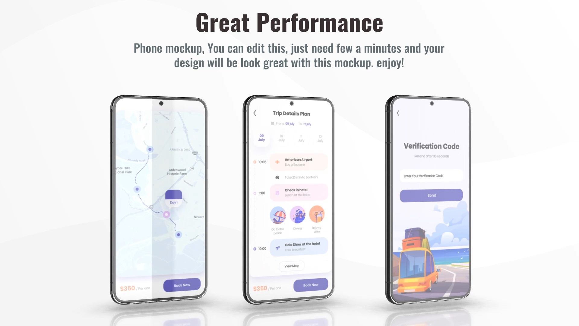 Mobile Phone Screen Mockup Mobile Phone Screen Mockup