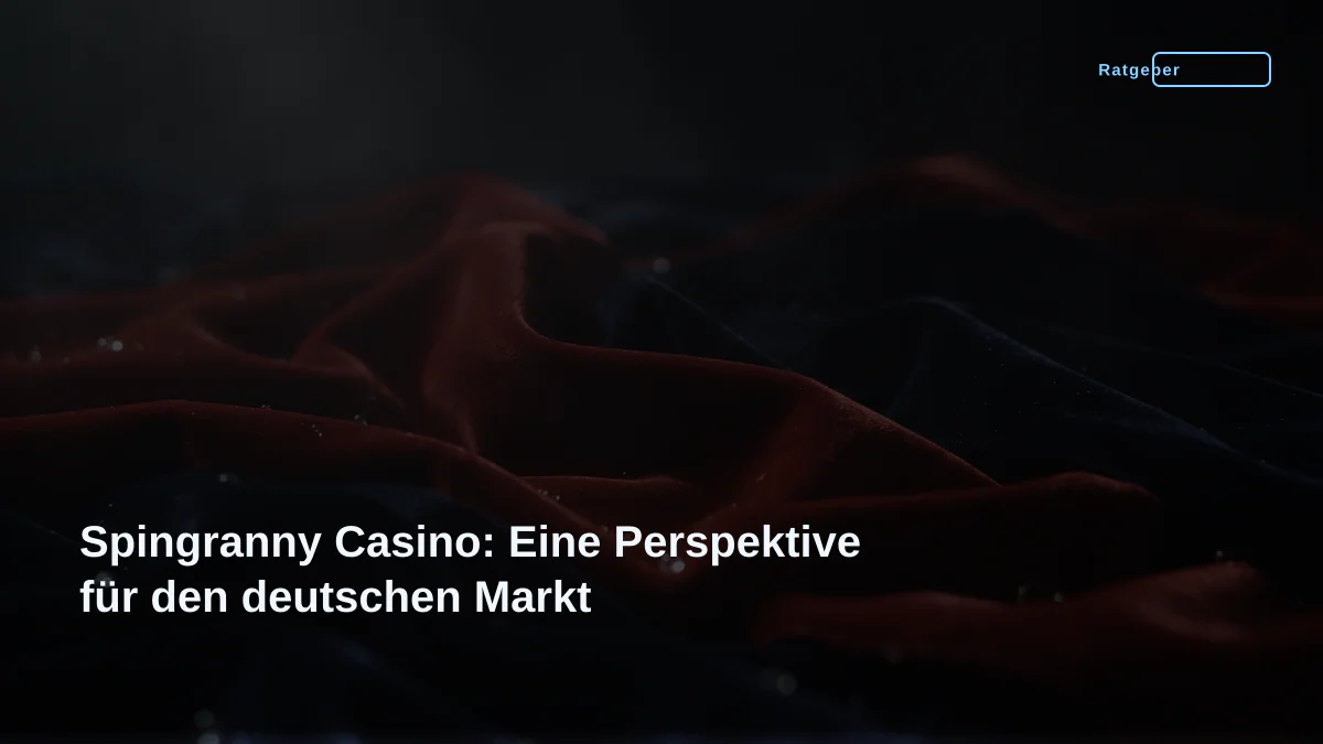 Spingranny Casino: Eine Perspektive für den deutschen Markt
