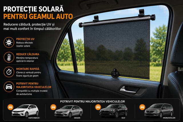 Set 2 parasolare auto retractabile NextWave - imagine 1