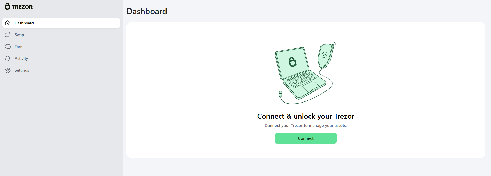 Stored capture of public-trezor.readme.io