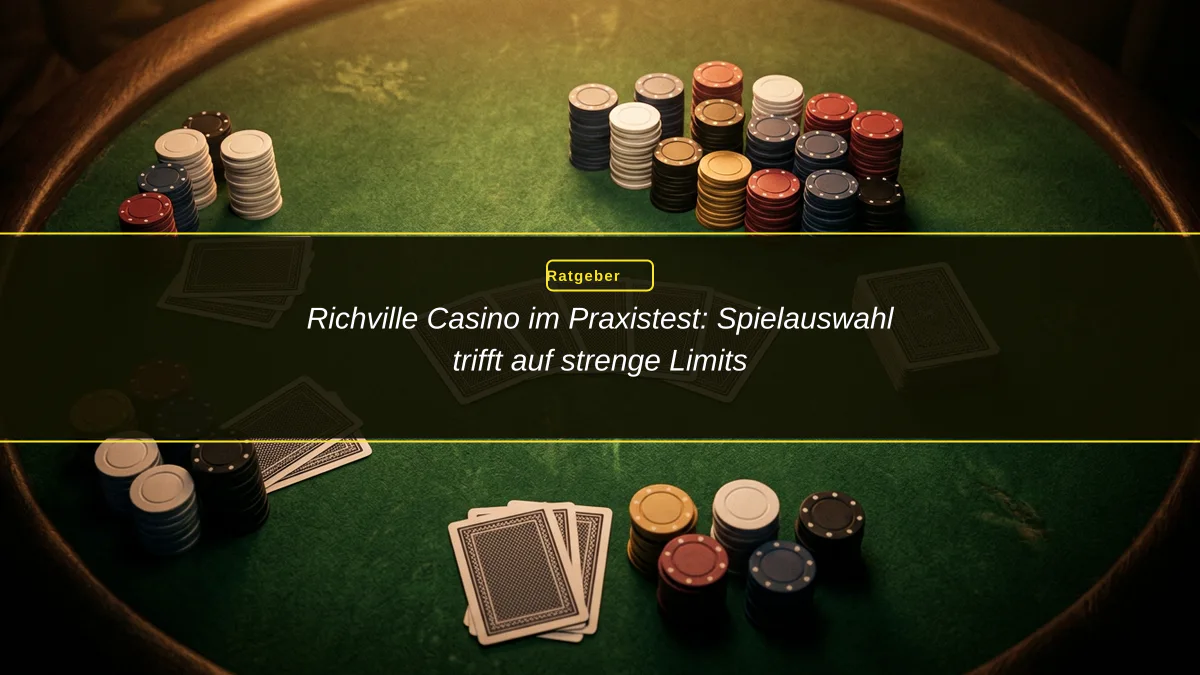 Richville Casino im Praxistest: Spielauswahl trifft auf strenge Limits