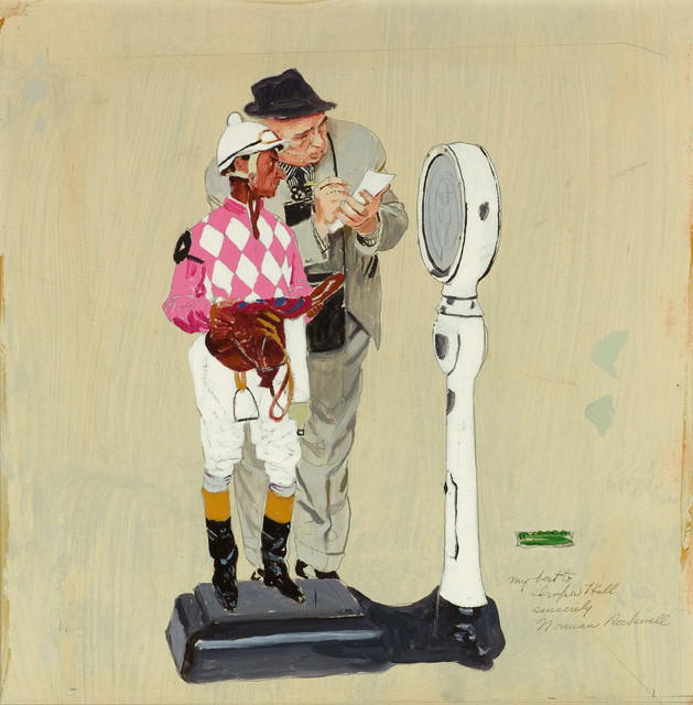 Weighing In Saturday Evening Post cover study 1958 2.jpg