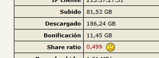 Mi perfil no muestra correctamente el progreso de lo que he subido image