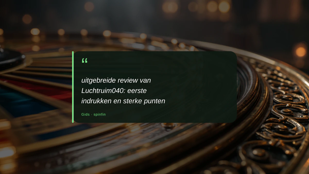 uitgebreide review van Luchtruim040: eerste indrukken en sterke punten