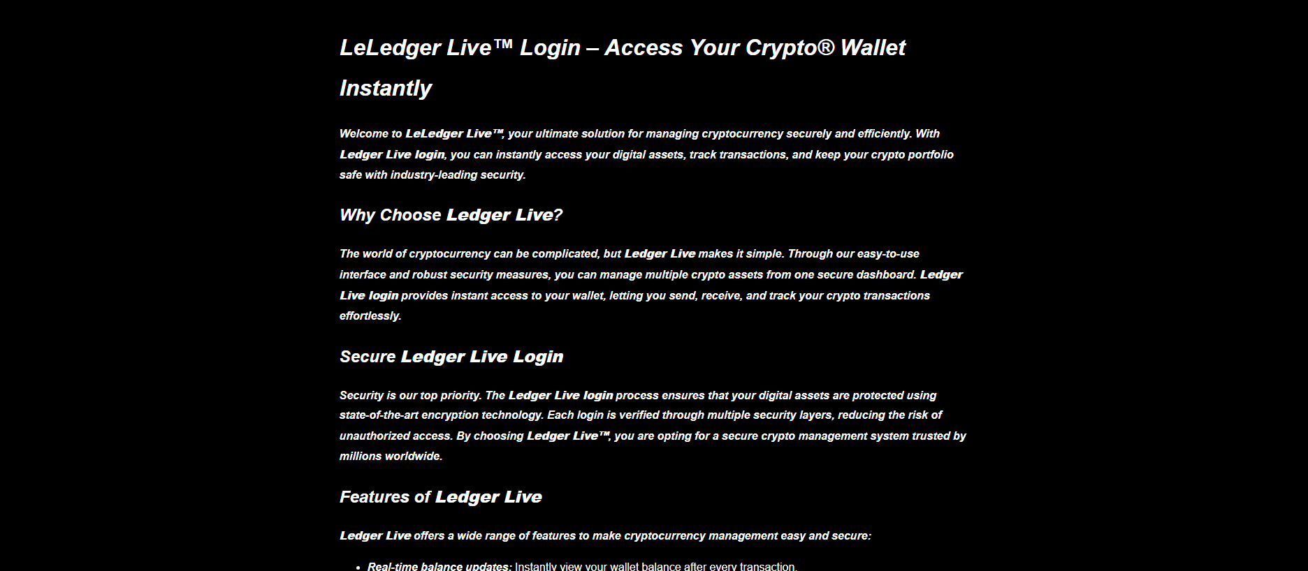 Stored capture of home-ledgr-liv-en.pages.dev