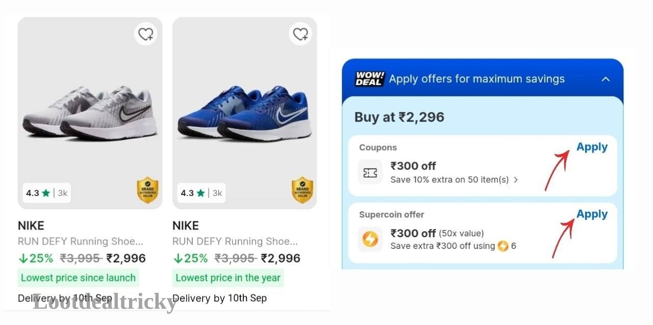 Nike Shoes Upto – Just ₹300 | Huge Savings Offer