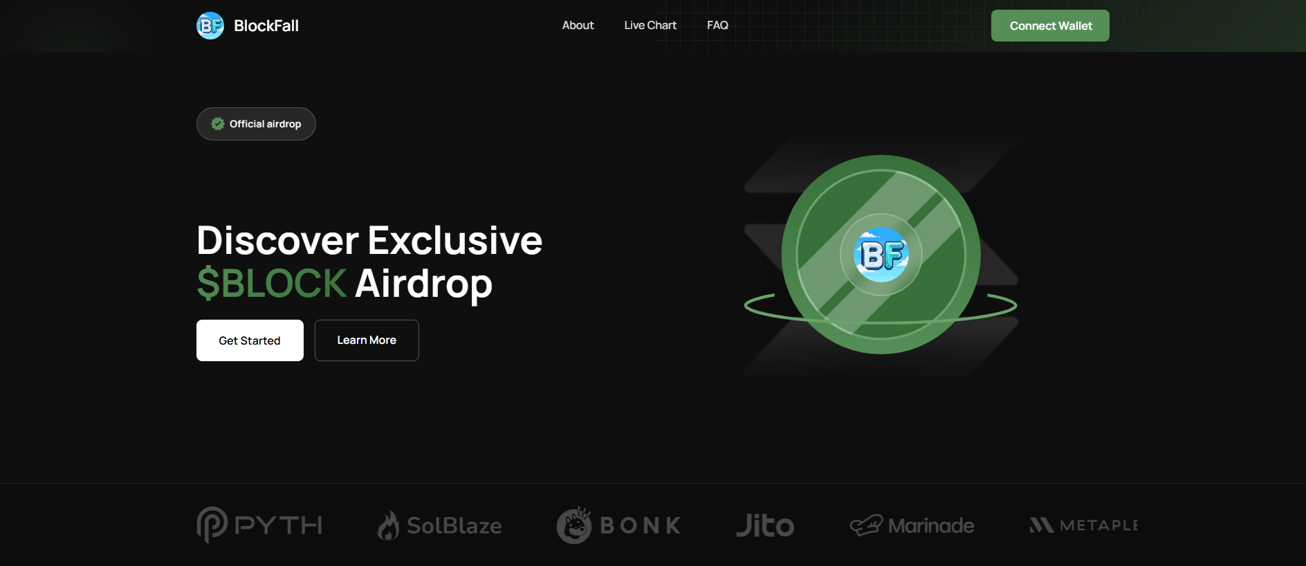 Screenshot of block.free-drop.fun