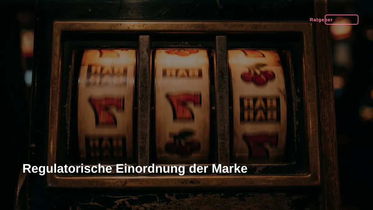 Regulatorische Einordnung der Marke